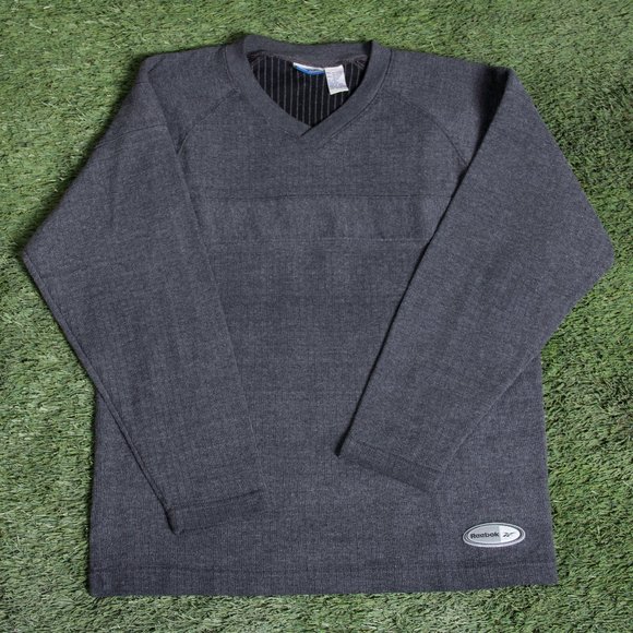 Vintage Reebok V-Neck Sweatshirt - Picture 1 of 4